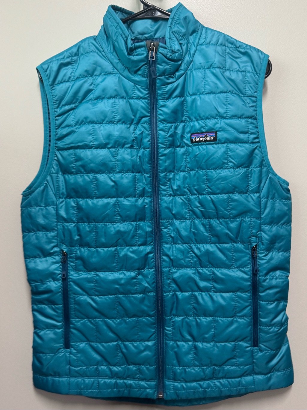 Patagonia Teal Quilted Lightweight Vest - Men’s S